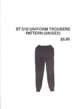 Star Trek II-VI Movie Uniform Pants Pattern, All Sizes 1984 NEW UNUSED - £9.87 GBP