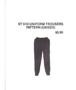 Star Trek II-VI Movie Uniform Pants Pattern, All Sizes 1984 NEW UNUSED - $12.59
