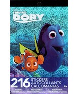Disney Pixar Finding Dory - Stickers 216 Stickers Autocollants Calcomanias - £6.96 GBP