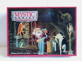 Vintage 1991 &#39;Wizard of Odd&#39; MYSTIC SERIES Medieval Dragon Fantasy 2-In-1 Puzzle - £15.77 GBP