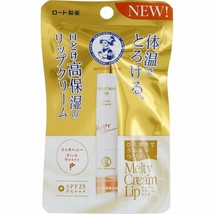 Japan Rohto Mentholatum Melty Cream Lip Stick Balm Rich Honey 2.4g SPF25 PA - $13.56