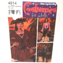 Simplicity 491 Costumes for Adults Sewing Pattern  Misses Sizes 6 - 12 P... - £7.49 GBP
