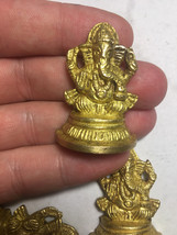 Bronze Ganesh Elephant Hindu God Statue Ganesha - £5.50 GBP