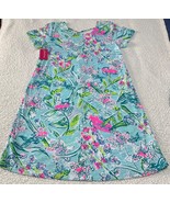Lilly Pulitzer Round Neck Dress Laggon Sarong Multicolor Print Size S NWOT - $29.98