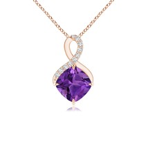 Authenticity Guarantee

ANGARA 0.85 Ct Claw-Set Amethyst Infinity Pendant wit... - $729.00