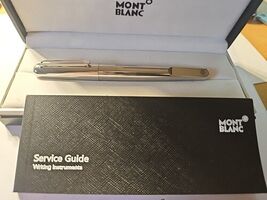 Montblanc M Series Magnetic Silver Metal Rollerball heavy Pen in box - $334.19 CAD