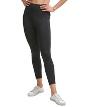 Calvin Klein Womens Performance High-Rise Logo-Back Leggings size X-Small, Black - £54.83 GBP