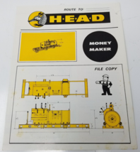 HEAD Boring Units 1976 Sales Brochure Catalog RB Industries Illustrations - $18.95
