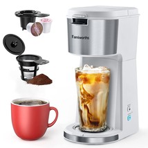 Iced Coffee Maker, Hot And Cold Coffee Maker Single Serve For K Cup And Ground,  - £79.78 GBP
