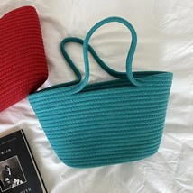 Summer Handmade Woven Handbags for Women 2023  Designer Lady Beach Straw  Bag Fe - £140.55 GBP