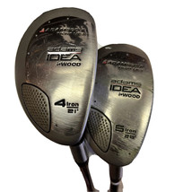 Adams Idea Tight Lies i-Wood 25* 5 Iron Hybrid 21* 4 Iron Hybrid R Flex ... - $42.45