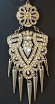 Vintage Rhinestone Necklace Made For A Goddess 28” +3 Inch Ext. Unmarked... - £9.02 GBP