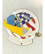 Vintage NASA Teacher In Space Mission Pin- Christa McAuliffe - Challanger Jarvis - $24.75