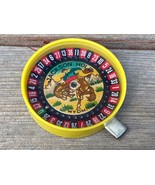 VTG ROULETTE WHEEL SOUVENIR JACKSON HOLE WYOMING 3&quot; SOUVENIR SPINNER TOY - £11.54 GBP