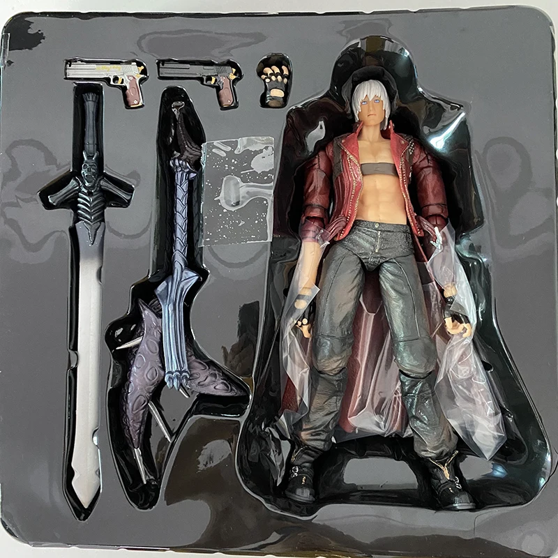 Play Arts Kai Devil May-Cry Dante Action Figure Model Toy 12 inch 30cm Join - £49.19 GBP+