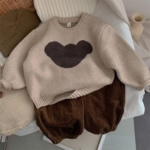 Children&#39;s Sweater 2022 Autumn and Winter Baby Boy&#39;s  Sweater Pullover Casual Lo - £71.12 GBP