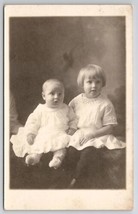 RPPC Salem IA Iowa Cute Thompson Family Children c1920 Real Photo Postcard U30 - £15.94 GBP