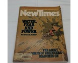 New Times Magazine November 12 1976 Water Fear Power Michael Parfit - $14.25