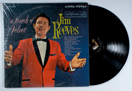 Jim Reeves - A Touch of Velvet (1962) Vinyl LP • Welcome to My World - $10.61