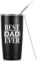 Best Dad Ever I Fathers Day Birthday Mug Tumbler I 20 Ounce Vacuum-Insulated Sta - £28.67 GBP