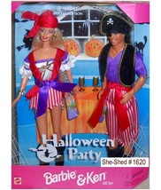 Halloween Party Barbie Ken Pirates Giftset 19874 Mattel Vintage Barbie K... - £31.86 GBP