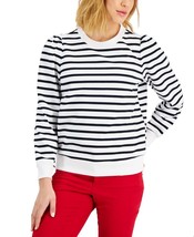 MSRP $60 Charter Club Petite Striped Heart Top White Size Petite XL (DEFECT) - £8.05 GBP