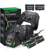 4*5520mWh Battery For XBox One｜Series X S Controller Dual Charging Dock ... - £37.11 GBP