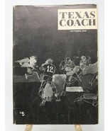 TEXAS COACH Magazine September 1968 Vintage Sports HTF - $12.75