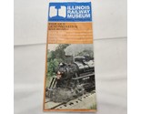Vintage 1994 Illinois Railway Museum Union Illinois McHenry Trains Brochure - $21.37