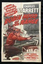 Robin Hood Of The Range Original One Sheet Movie Poster 1945 - $232.80
