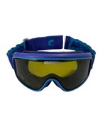 Vintage Carrera Purple &amp; Blue w/Yellow Lens Ski Snowboard Goggles Motocross - $449.55 MXN