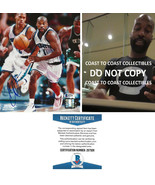 Baron Davis signed Charlotte Hornets basketball 8x10 photo proof Beckett... - $98.99