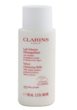 Clarins Velvet Cleansing Milk Alpine Golden Gentian Lemon Balm 3.3oz 100ml NeW - £12.14 GBP