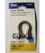 Blue Hawk 5/16&quot; Stainless Steel Pin Anchor Shackle 1400 LBs 0656915 - £7.11 GBP