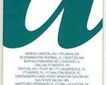 Air Tran Airways  System Timetable August 1, 1999 Route Map  - £10.86 GBP