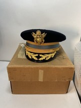 Vintage US Army Flight Ace Officers Dress Hat Infantry 6 3/4 - $79.95