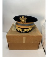 Vintage US Army Flight Ace Officers Dress Hat Infantry 6 3/4 - £63.17 GBP