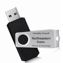 Northeastern States History Genealogy -1608 Books on 64 GB USB Flash - Ancestry - $44.55