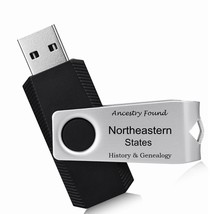 Northeastern States History Genealogy -1608 Books on 64 GB USB Flash - Ancestry - £33.30 GBP