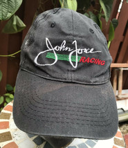 NASCAR 1990s Distressed John Force Racing Hat Strapback Castrol NHRA Broken In - £18.52 GBP