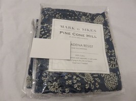 2 Pine Cone Hill Mark D Sikes Pasadena Resist Euro shams - £65.94 GBP