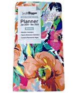 Large Print 2024 2025 2-Year Monthly Pocket Purse Planner Calendar Flora... - £7.80 GBP