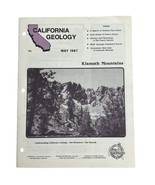 California Geology Magazine Conservation Mines May 1987 Klamath Mtns Gol... - $262.05 MXN
