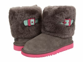100% Authentic Ugg Sheepskin Ellee Surf Boots Size 4 US Youth, NIB - £72.71 GBP