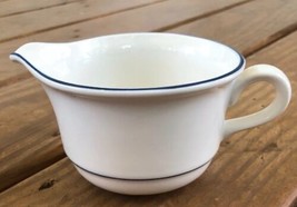 Lenox Chinastone Creamer For The Blues  Ivory Blue Stripe Made in USA - £11.83 GBP
