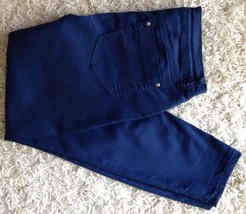10 New Royal Blue Signature Studio Womens Stretch Jeans Skinny Straight Leg - £19.68 GBP