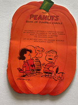 Vintage 1960’s Hallmark Peanuts Book of Pumpkin Carols Halloween Card Ch... - £21.24 GBP