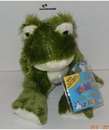 Ganz Webkinz Green Frog 9&quot; plush Stuffed Animal toy - $9.98