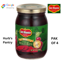 Del Monte Specialties Crinkle Cut Pickled Beets, 16 Oz (Pack of 4) - $22.00