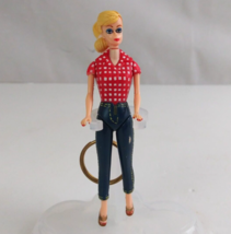 1995 Basic Fun Barbie Picnic Keychain #704-0 Collectible 4&quot; Mini Figure ... - £3.80 GBP